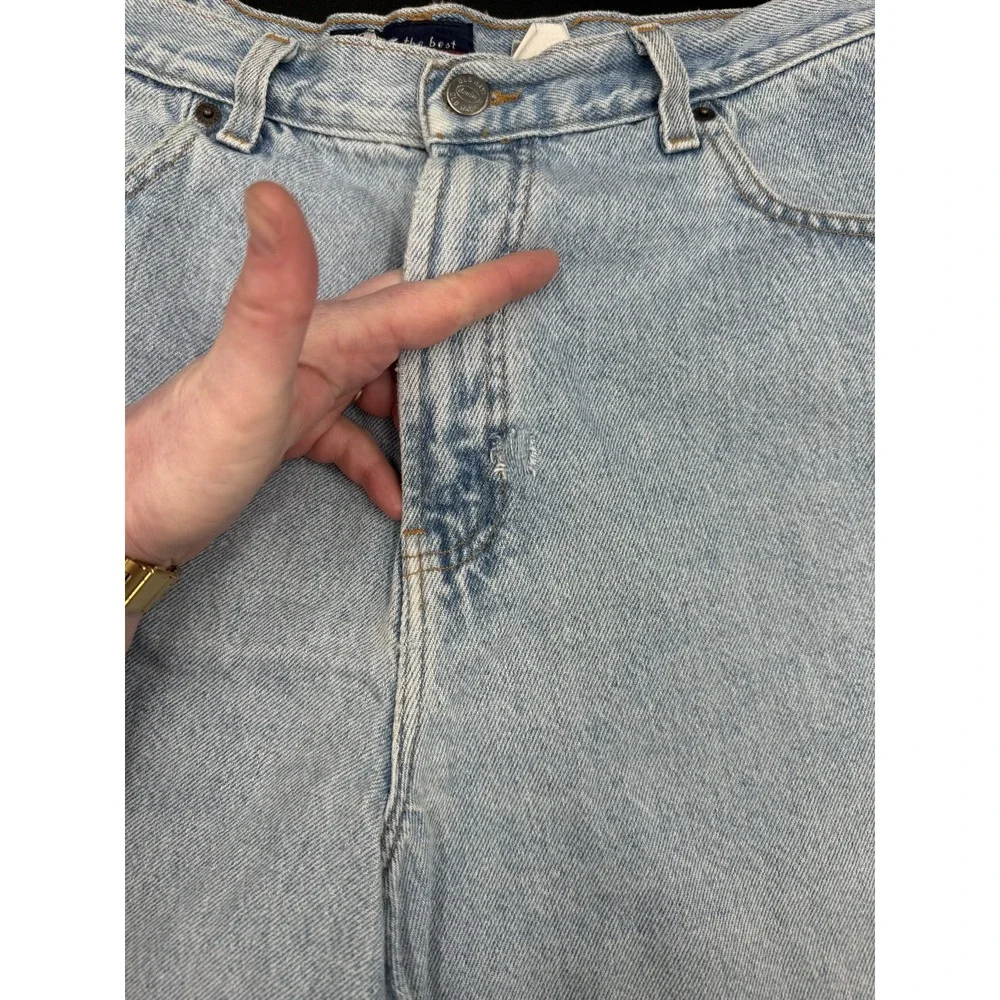 Vtg. Old Navy Women's Sz 16 Denim High Rise Jean Shorts Jorts 100% Cotton